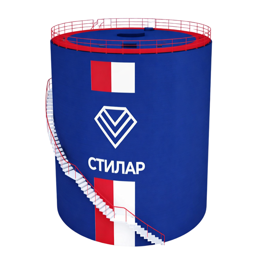 Цельносварной резервуар РВС для ГСМ 40 м³ от завода-производителя